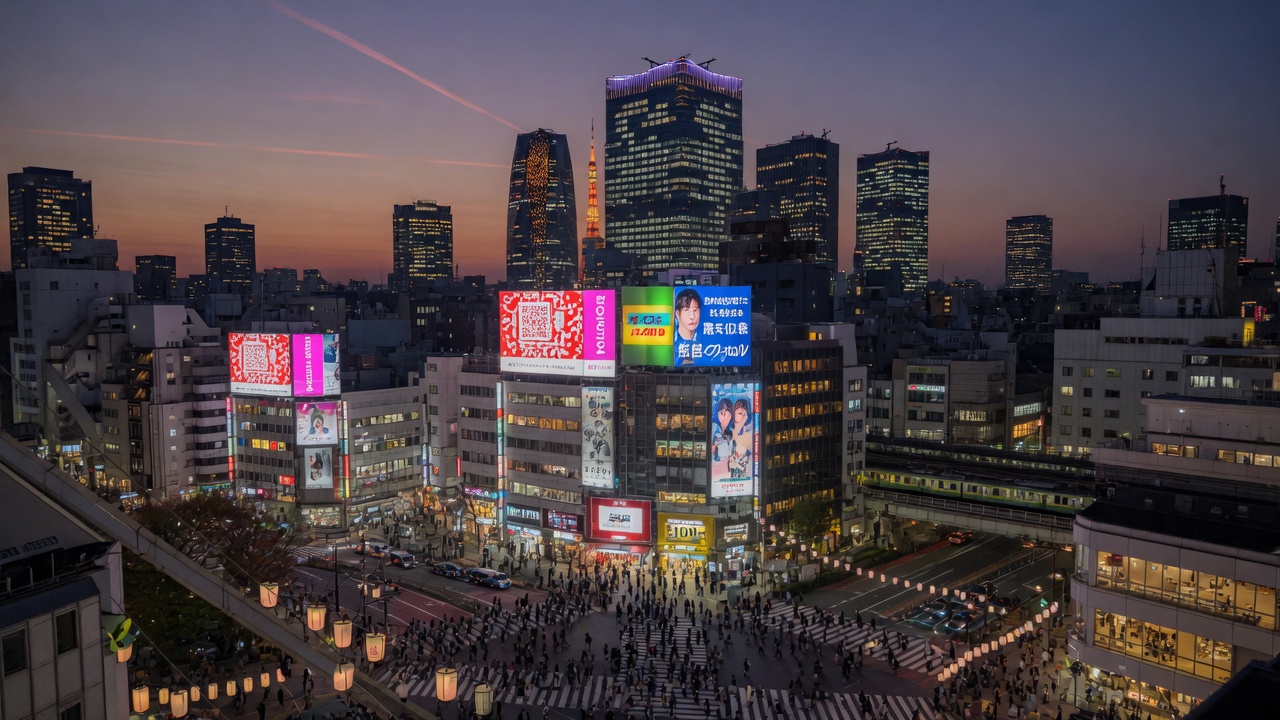 Tokyo Japan city skyline