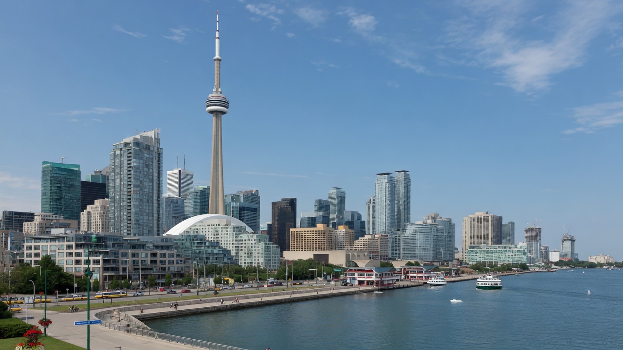 Toronto CN Tower skyline